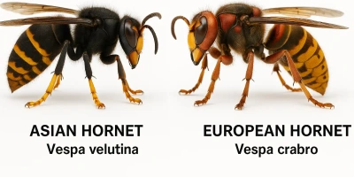 Nouveaux frelons en Europe : oriental, géant du Sud, mandarinia